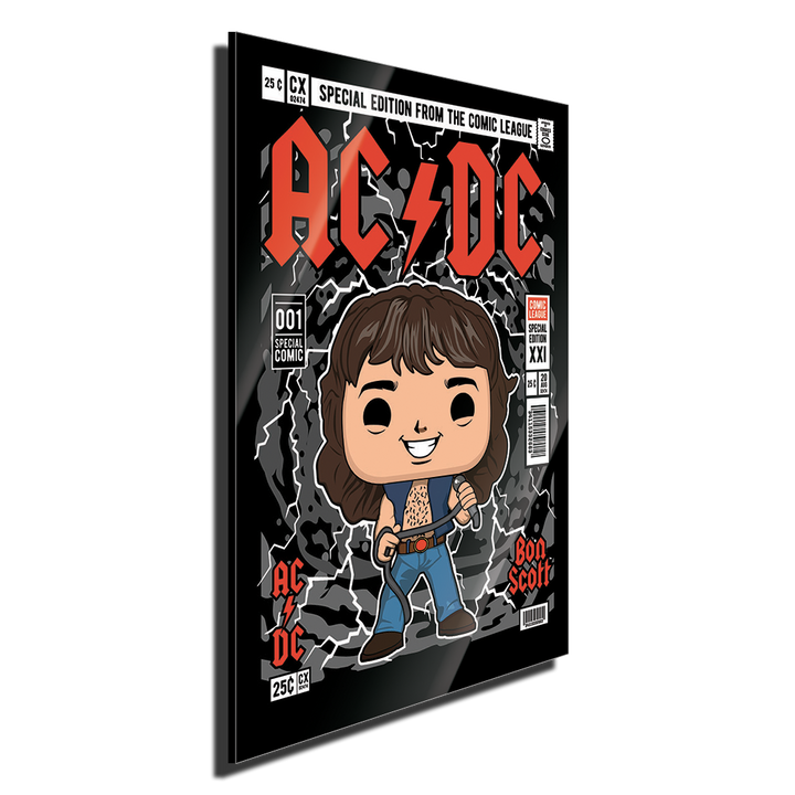 Bon Scott AC/DC Pop Style