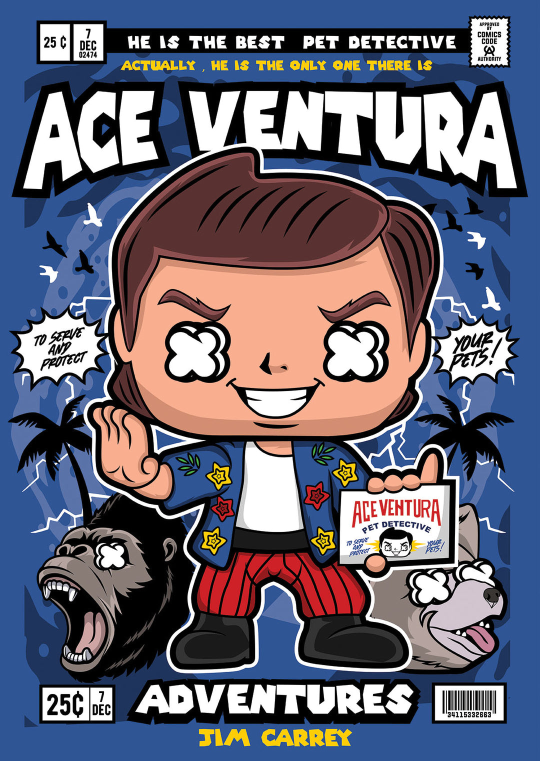 Ace Ventura Pop Style