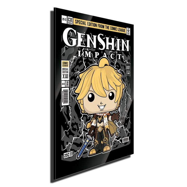 Aether Genshin Impact Pop Style