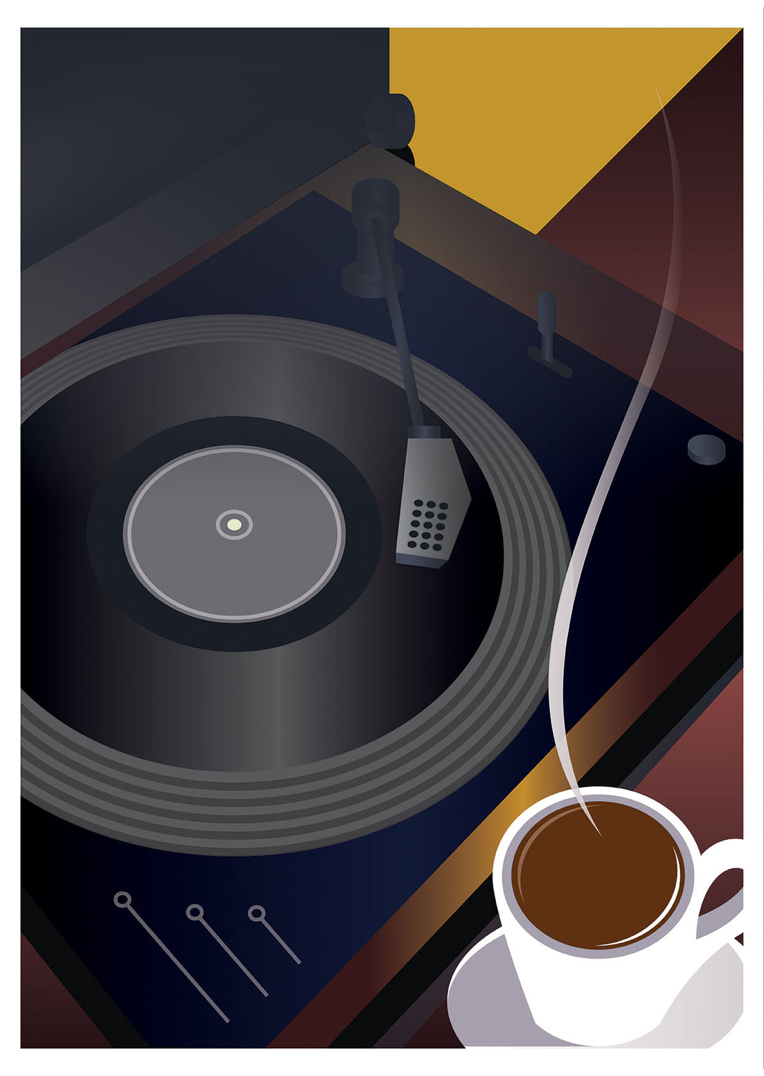 Coffee & Vinyl Art Deco