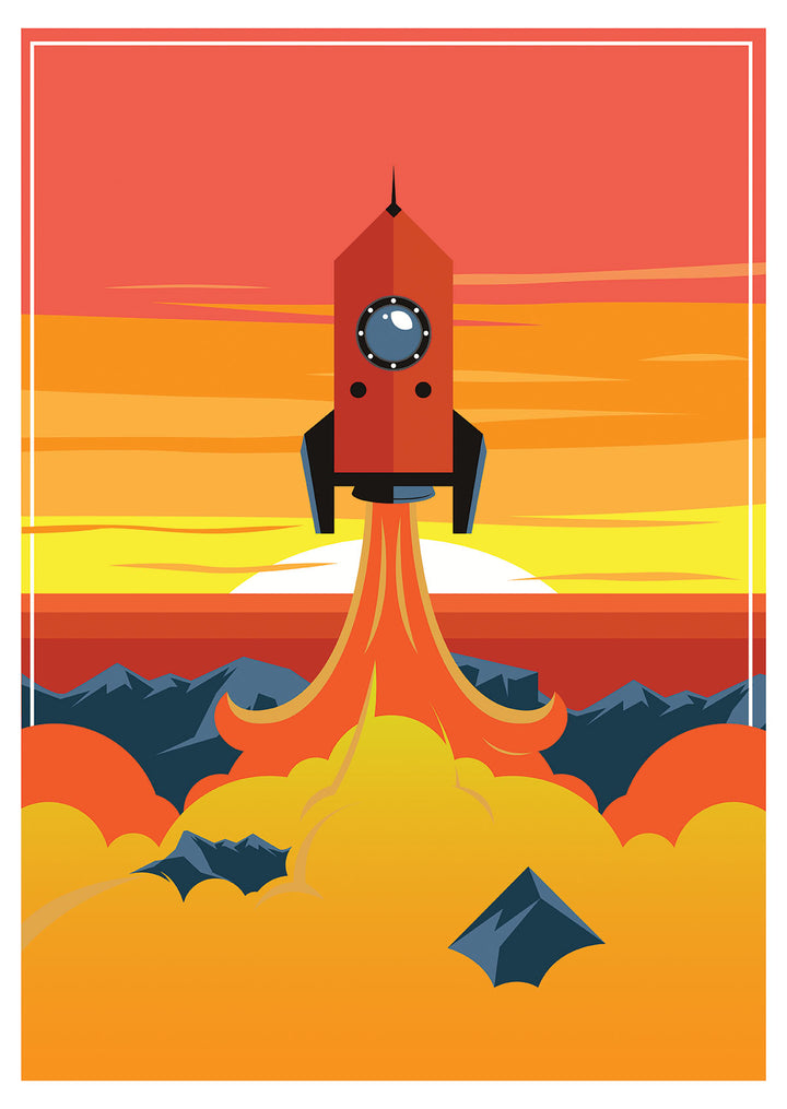 Blast Off Art Deco