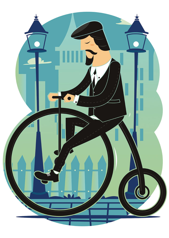 Penny Farthing Art Deco