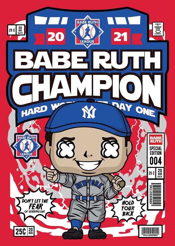 Babe Ruth Pop Style