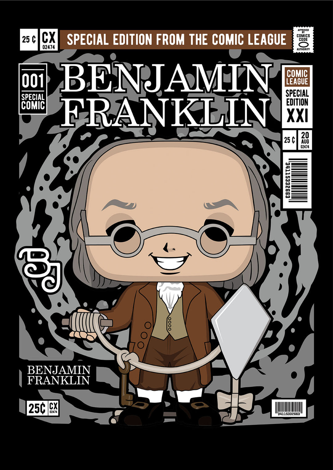 Benjamin Franklin Pop Style