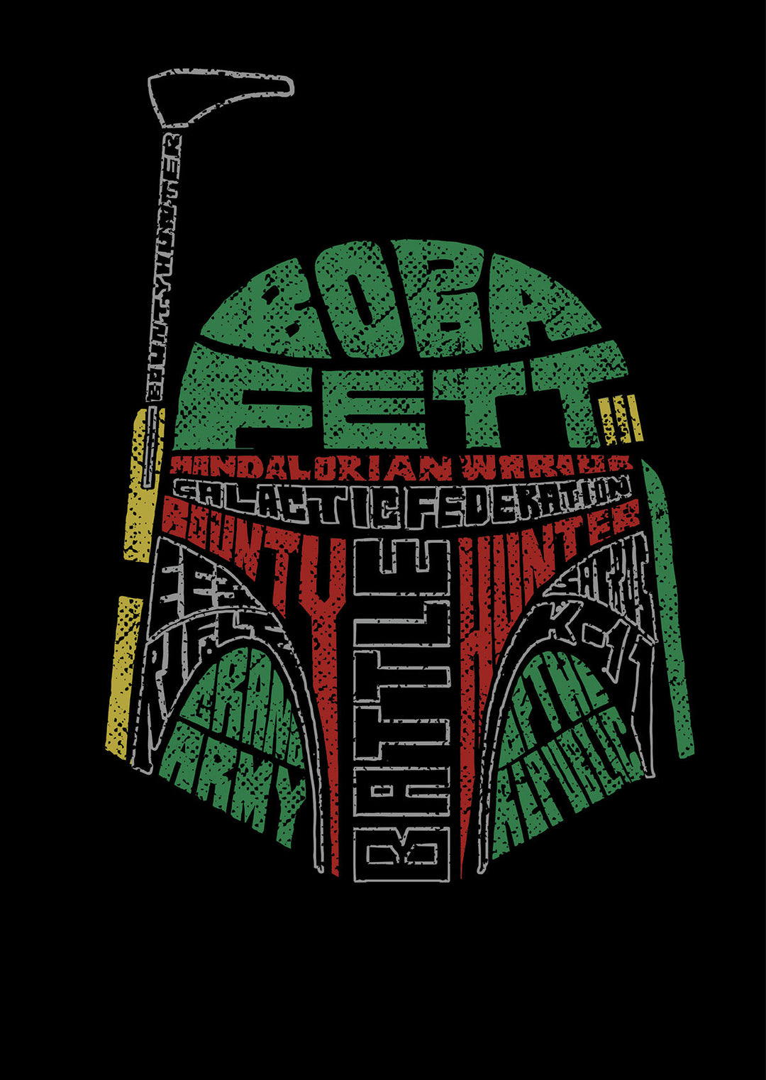 Boba Fett Calligram