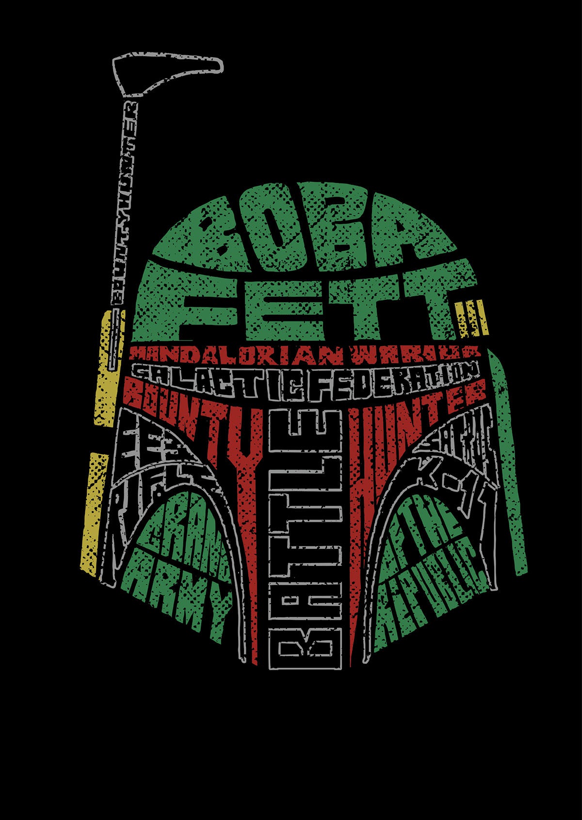 Boba Fett Calligram