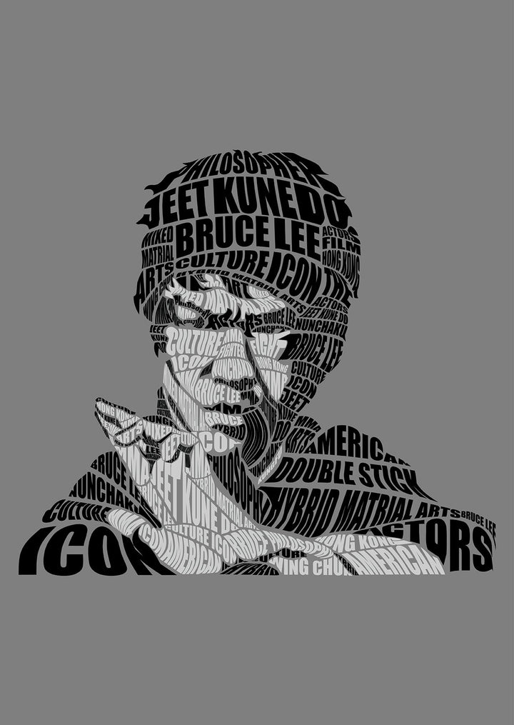 Bruce Lee Calligram