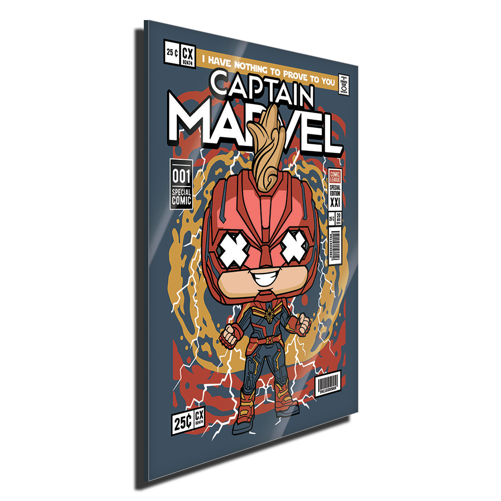 Captain Marvel Pop Style