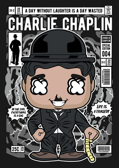 Charlie Chaplin Pop Style