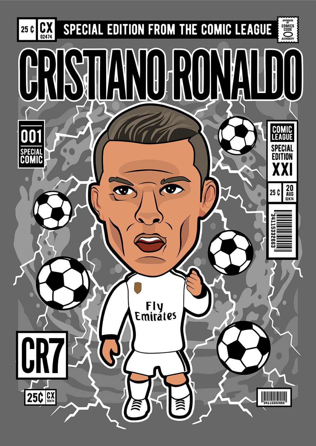 Cristiano Ronaldo Pop Style