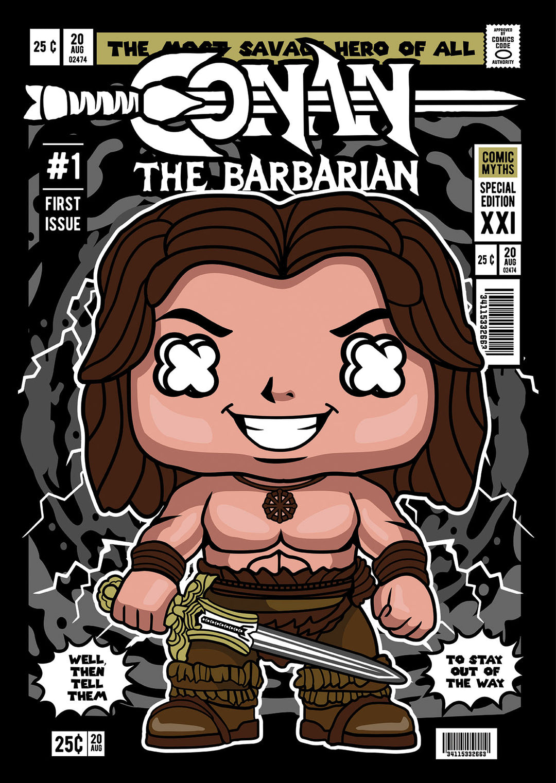 Conan the Barbarian Pop Style