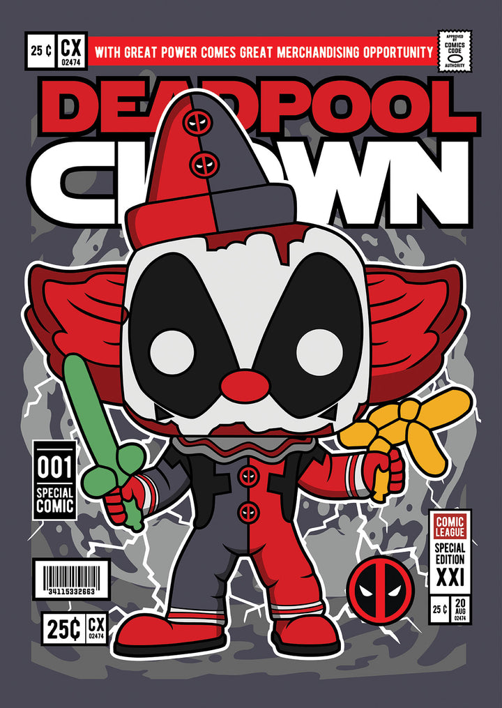 Clown Deadpool Pop Style