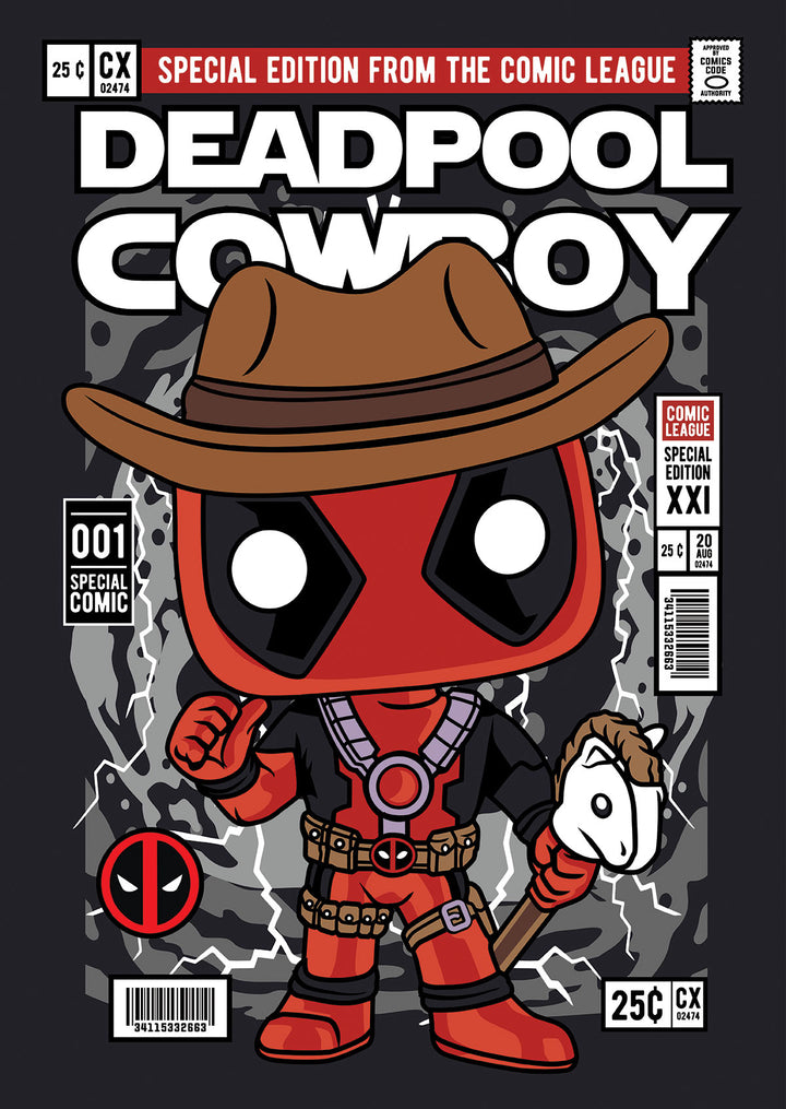 Cowboy Deadpool Pop Style