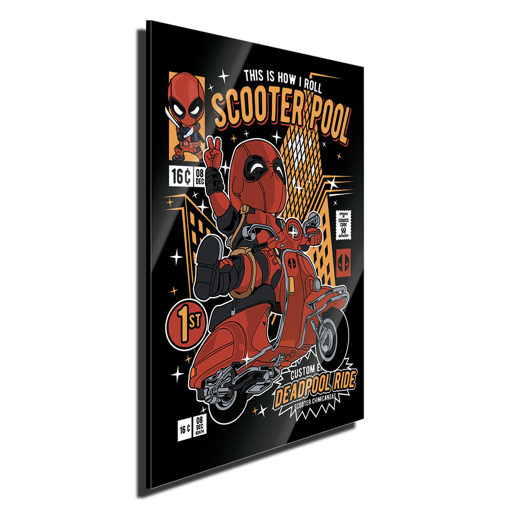 Scooter Deadpool Pop Style