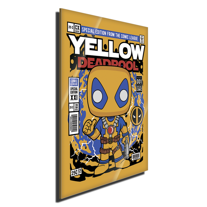 Yellow Deadpool Pop Style