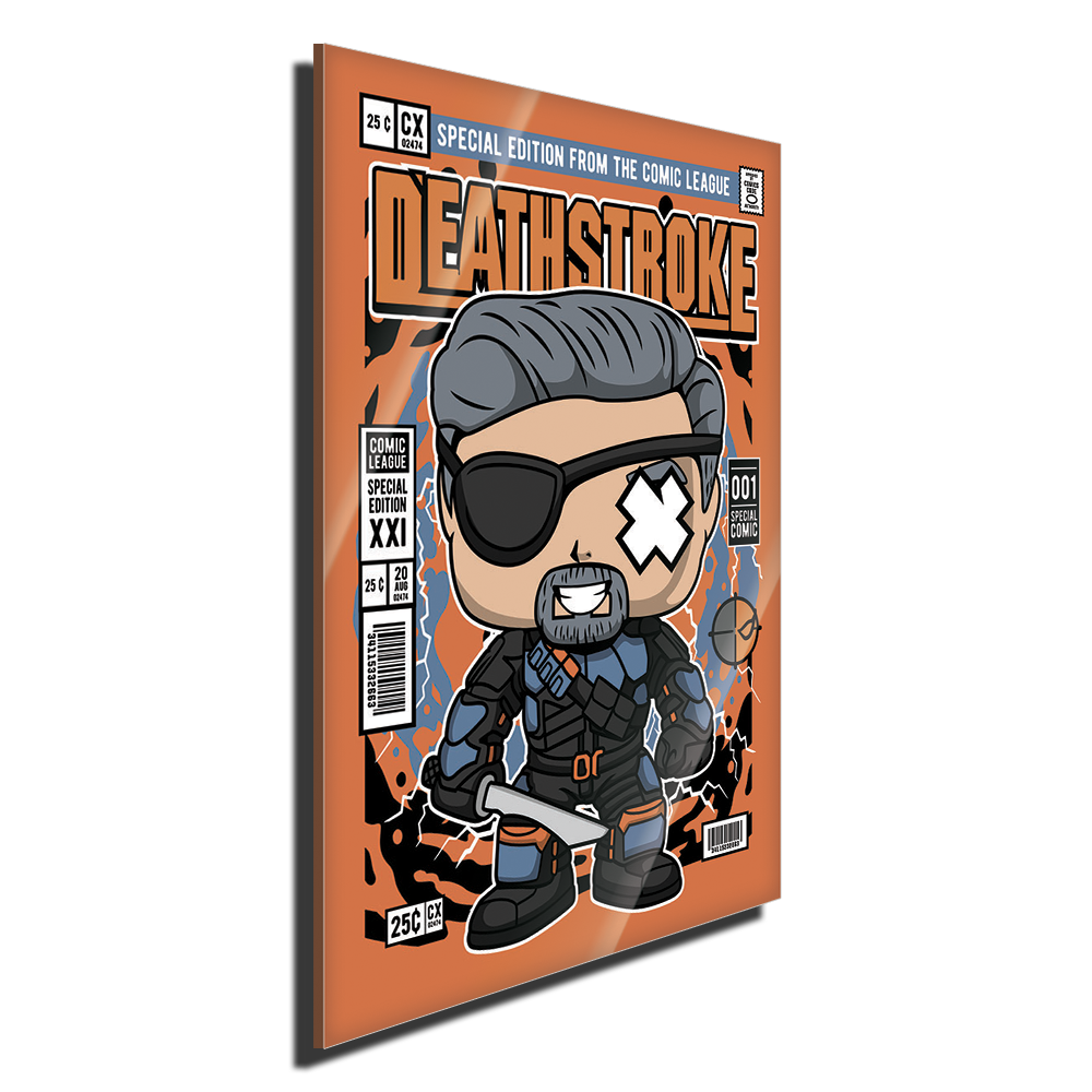 Deathstroke Unmasked Pop Style