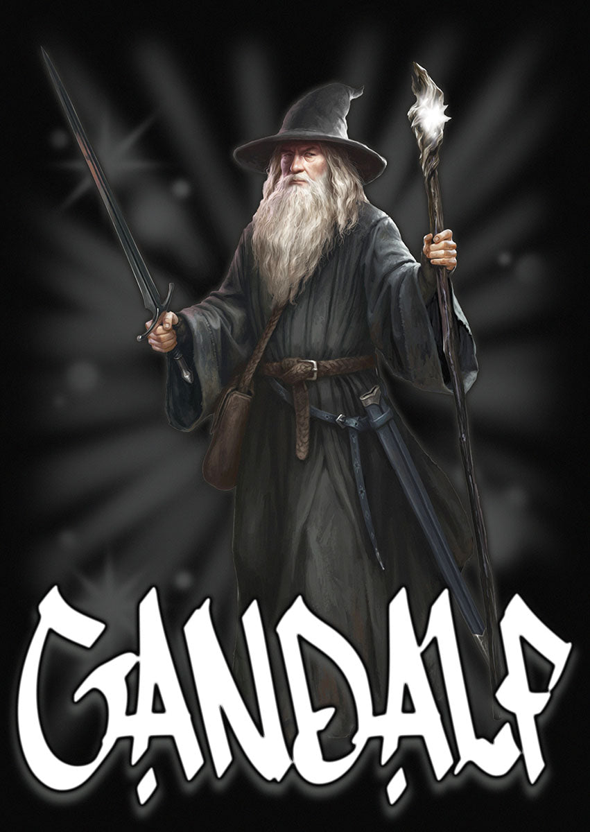 Gandalf Airbrushed Portrait