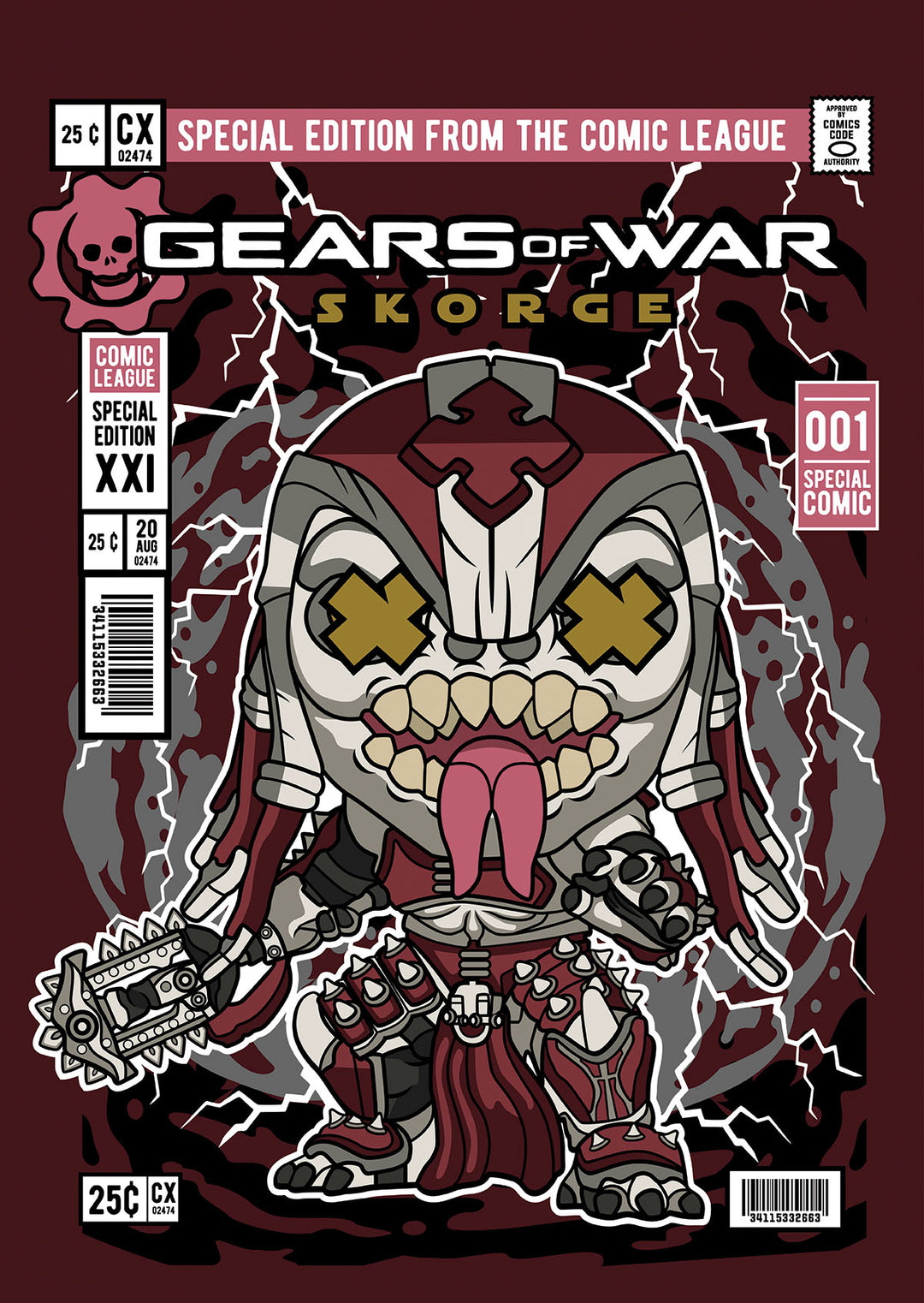 Skorge Gears of War Pop Style