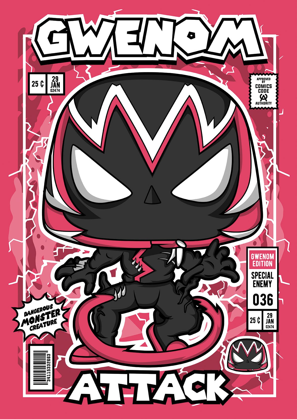 Gwenom Pop Style