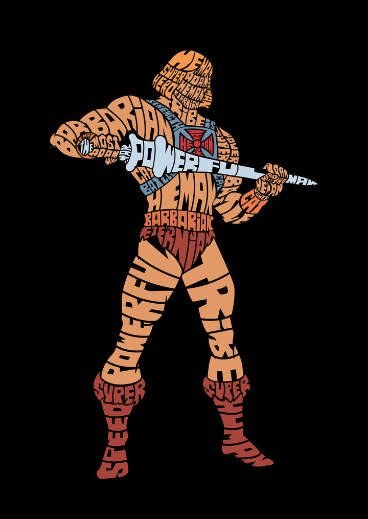 He-Man Calligram