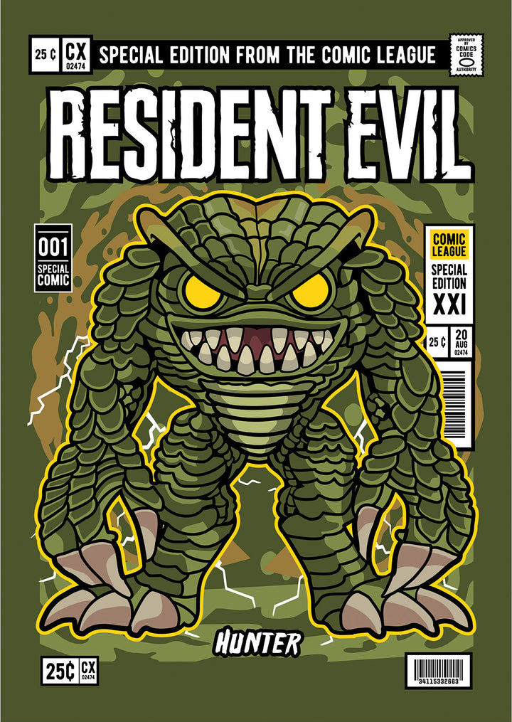 Hunter Resident Evil Pop Style