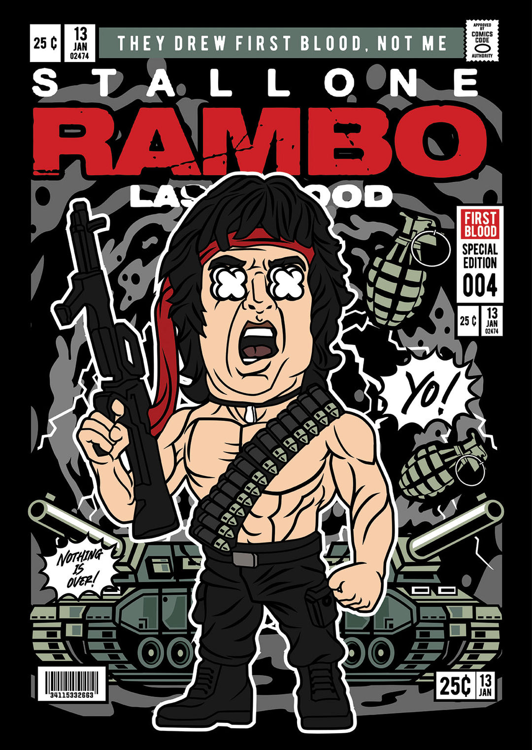 John Rambo Pop Style