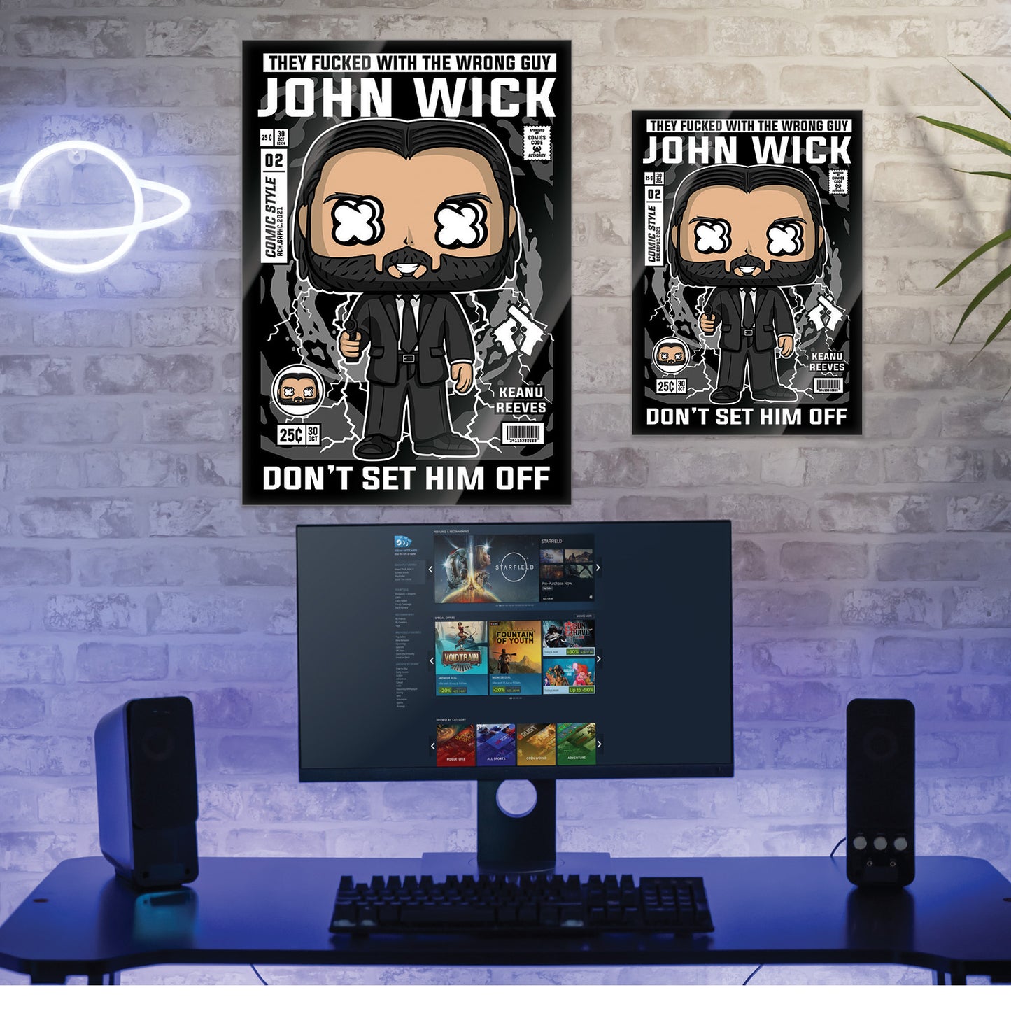 John Wick Pop Style