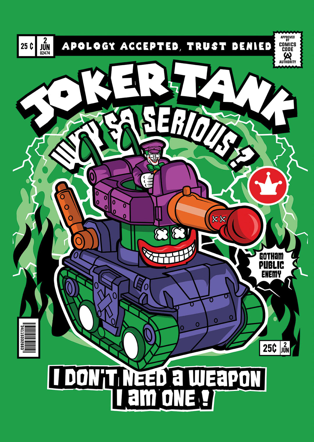 Joker Tank Pop Style