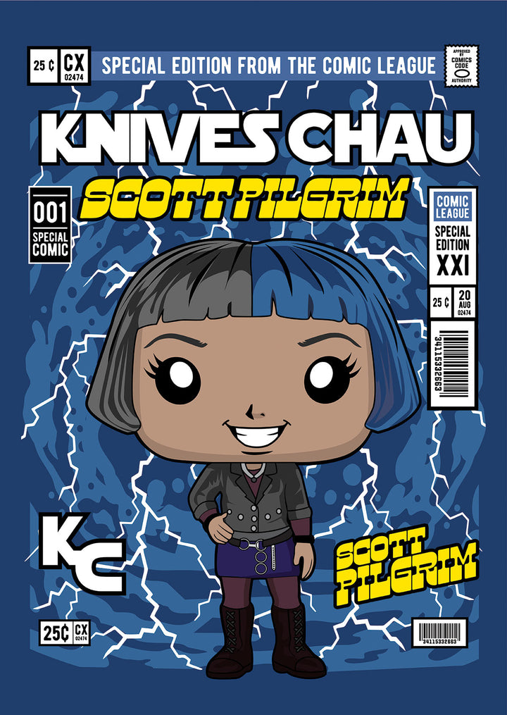 Knives Chau Scott Pilgrim Pop Style