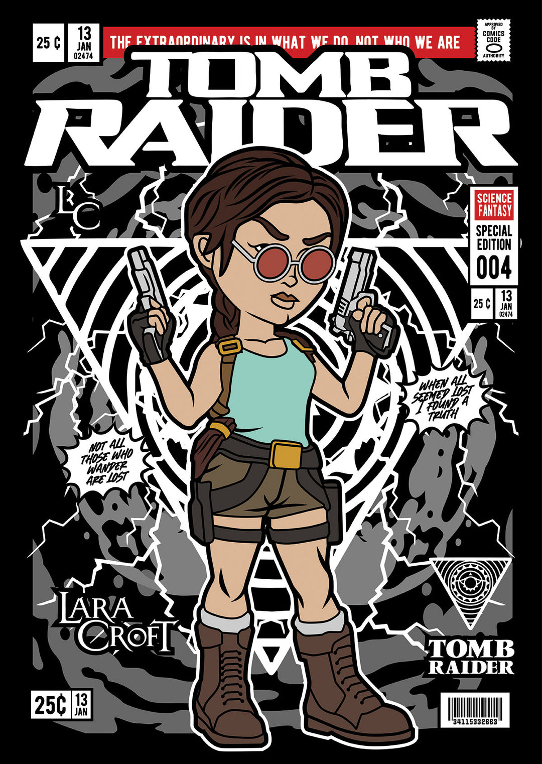 Lara Croft Tomb Raider Pop Style