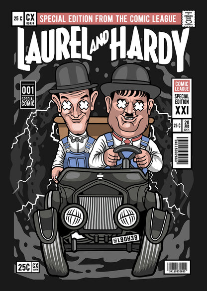 Laurel & Hardy Pop Style