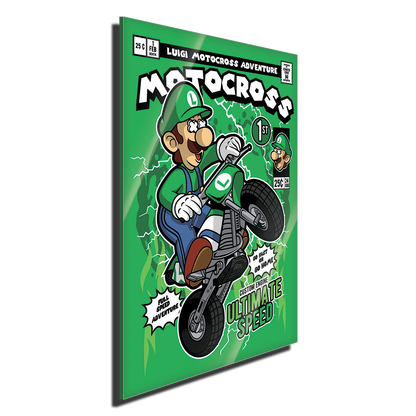 Luigi Motocross Pop Style