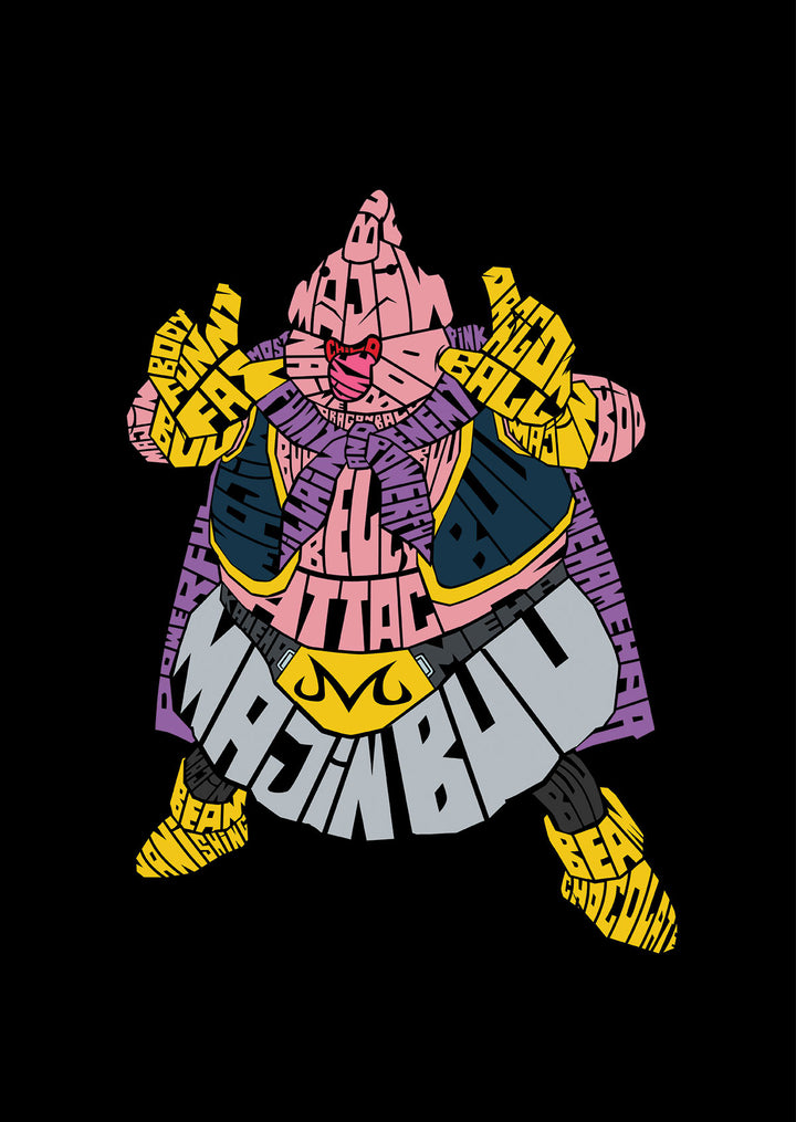 Majin Buu Calligram