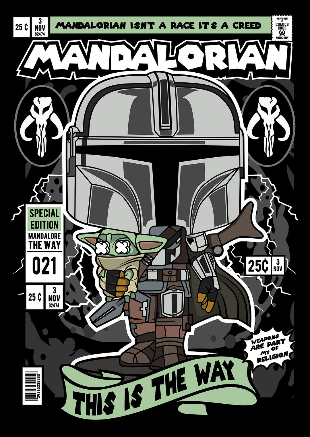 Mandalorian Pop Style