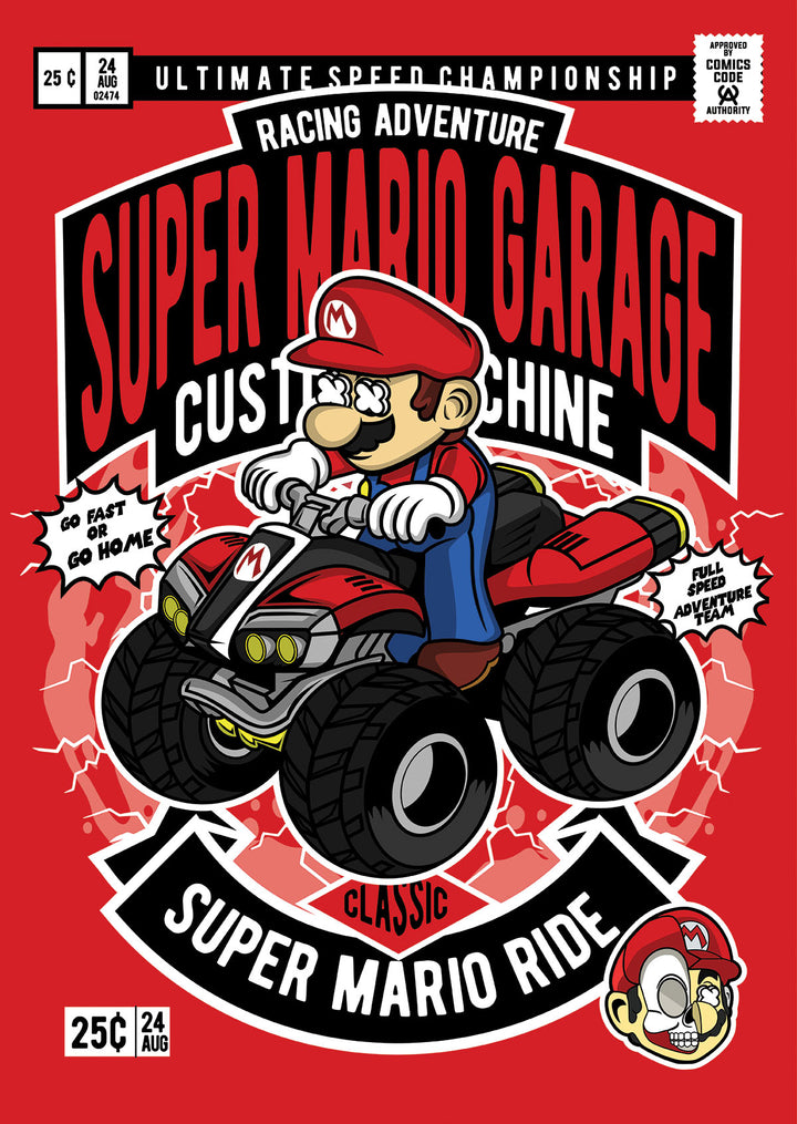 Super Mario Garage Pop Style