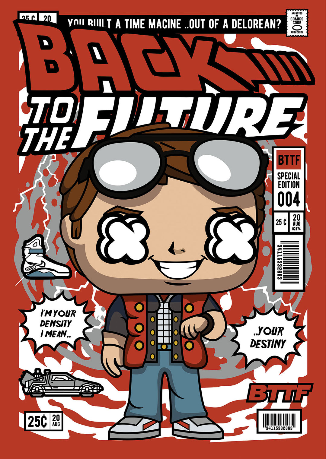 Back to the Future Marty Pop Style