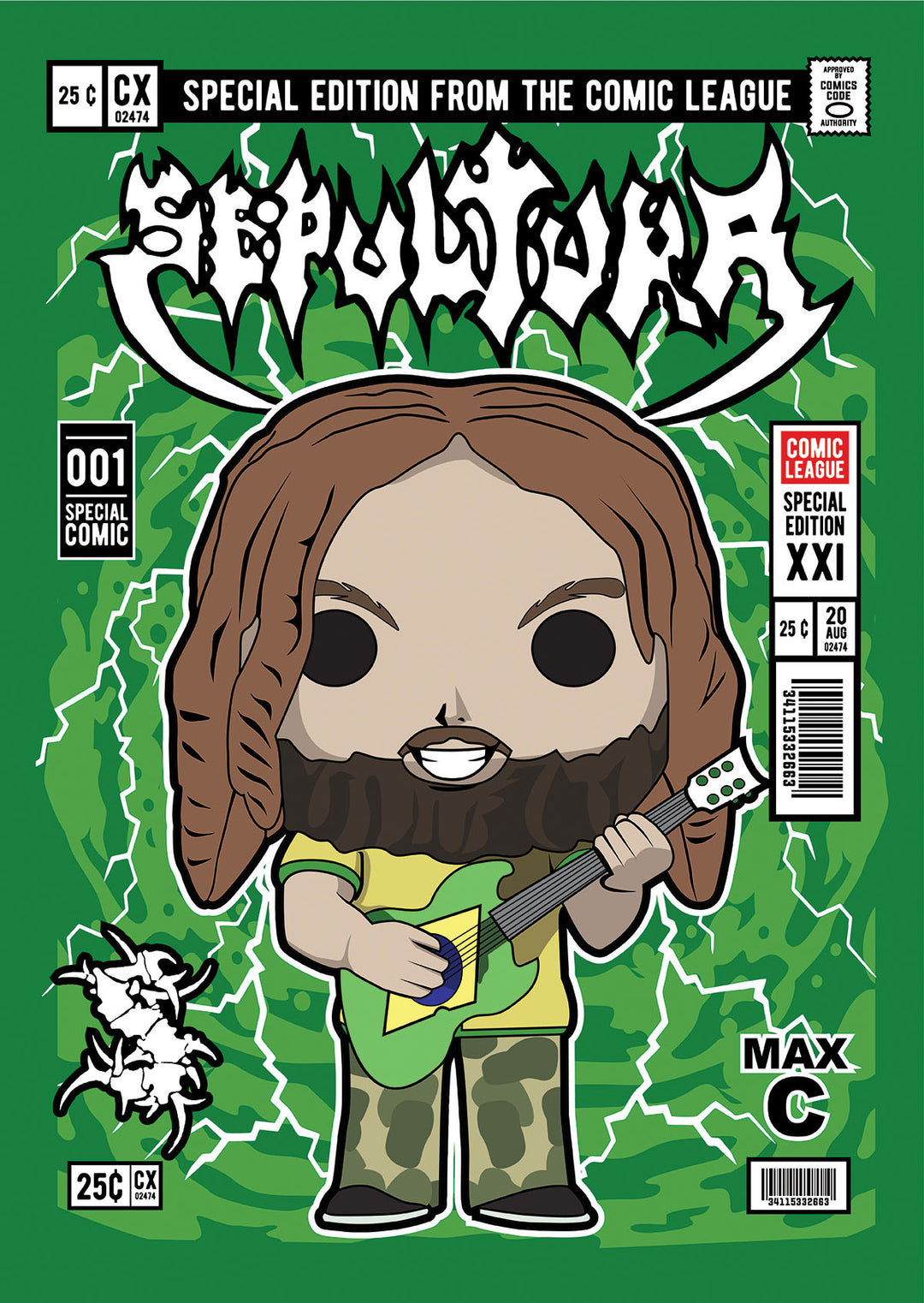 Max Cavalera Sepultura Pop Style