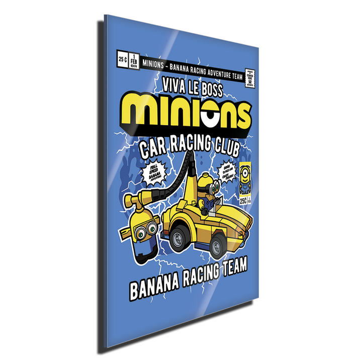 Minions Banana Racing Pop Style