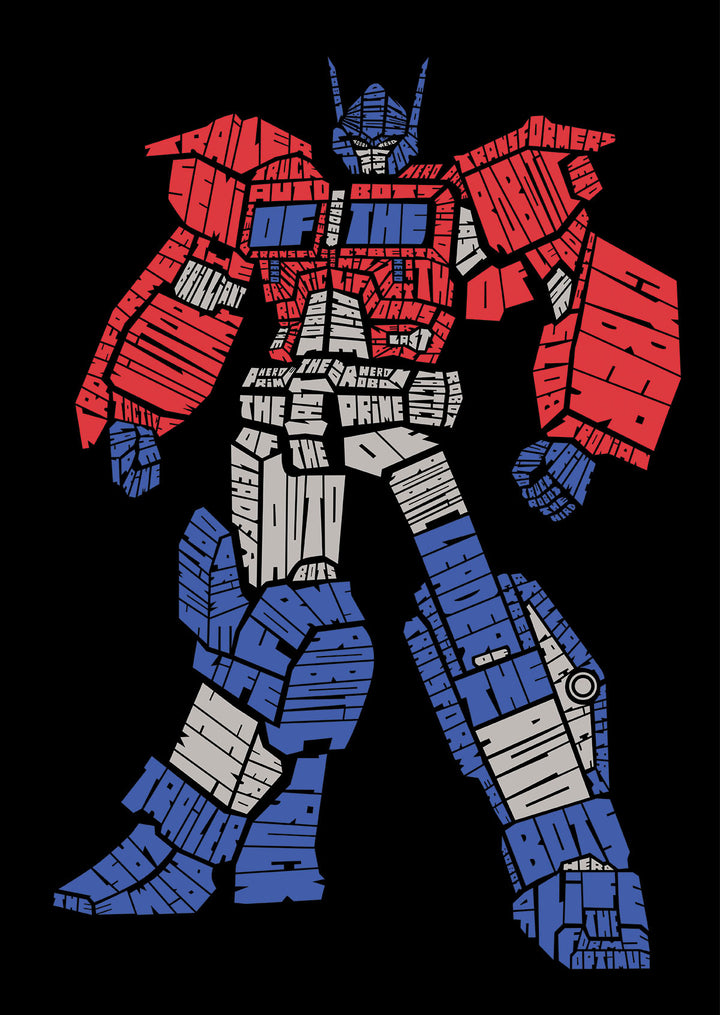 Optimus Prime Calligram