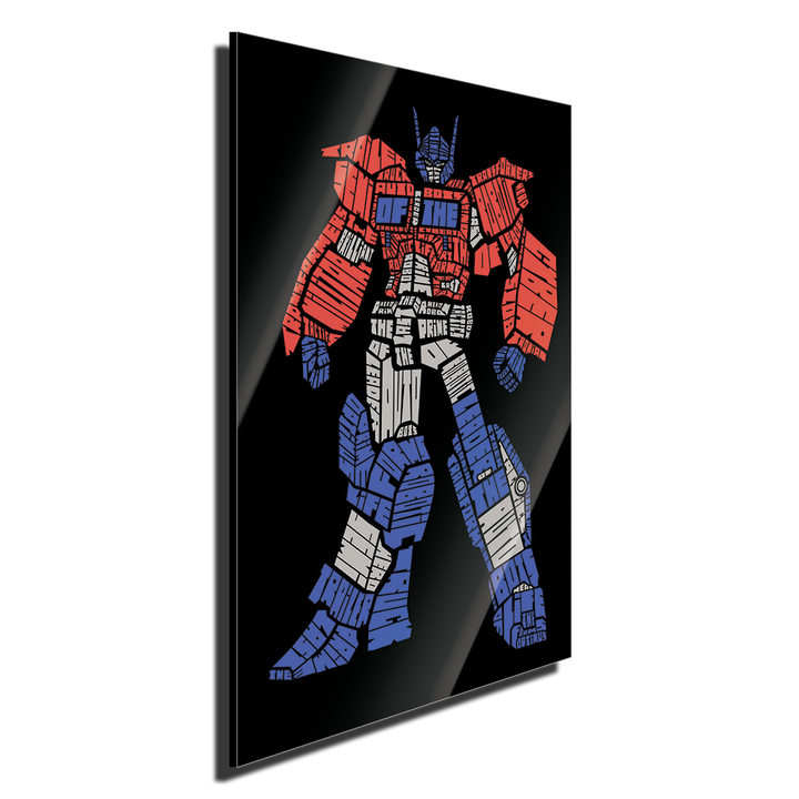 Optimus Prime Calligram