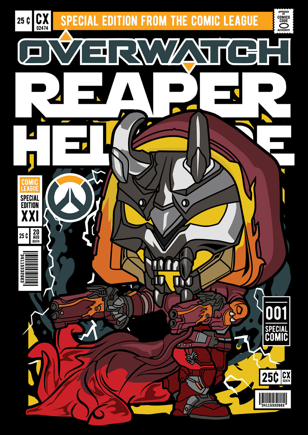 Reaper Overwatch Pop Style