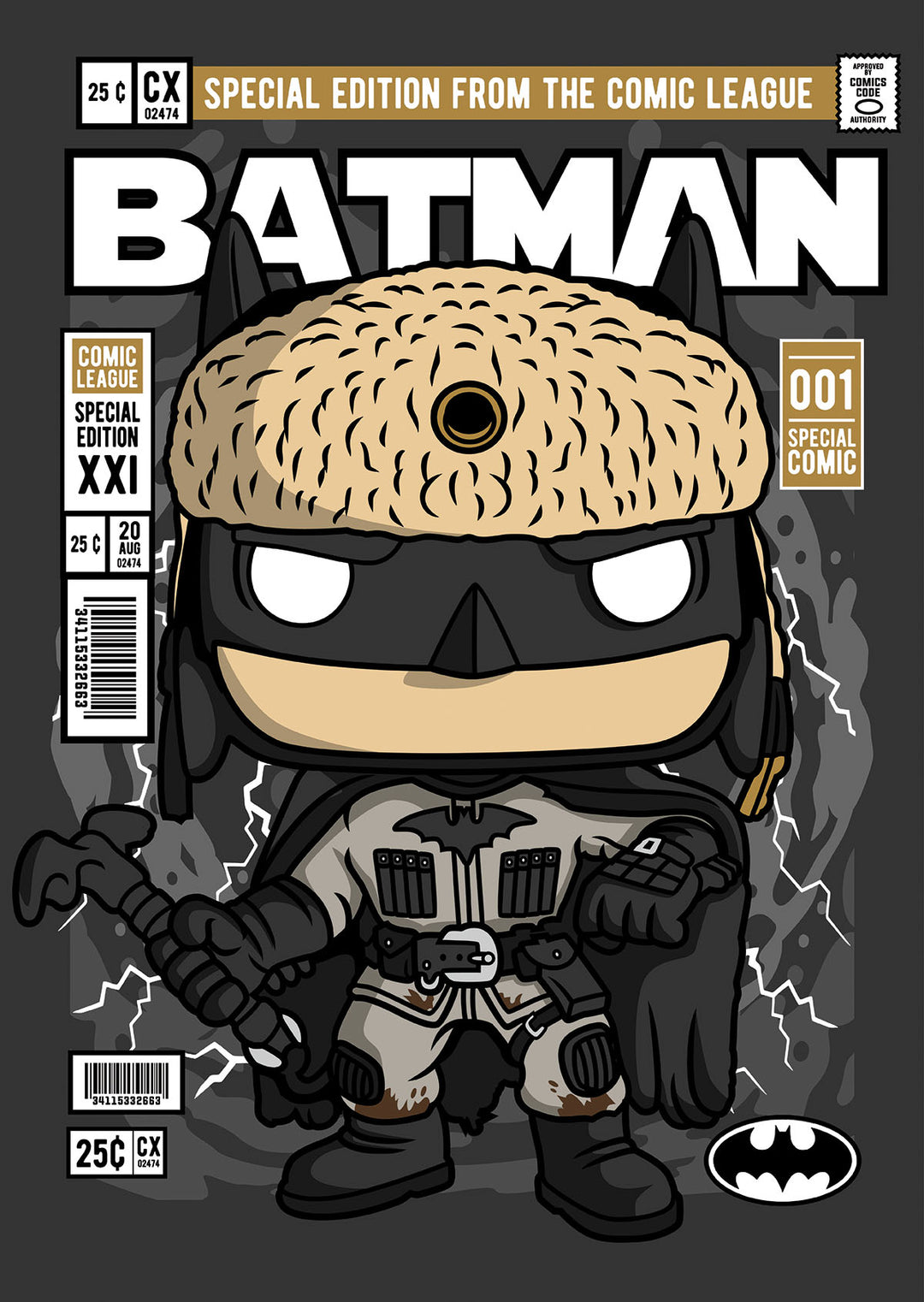 Red Son Batman Pop Style