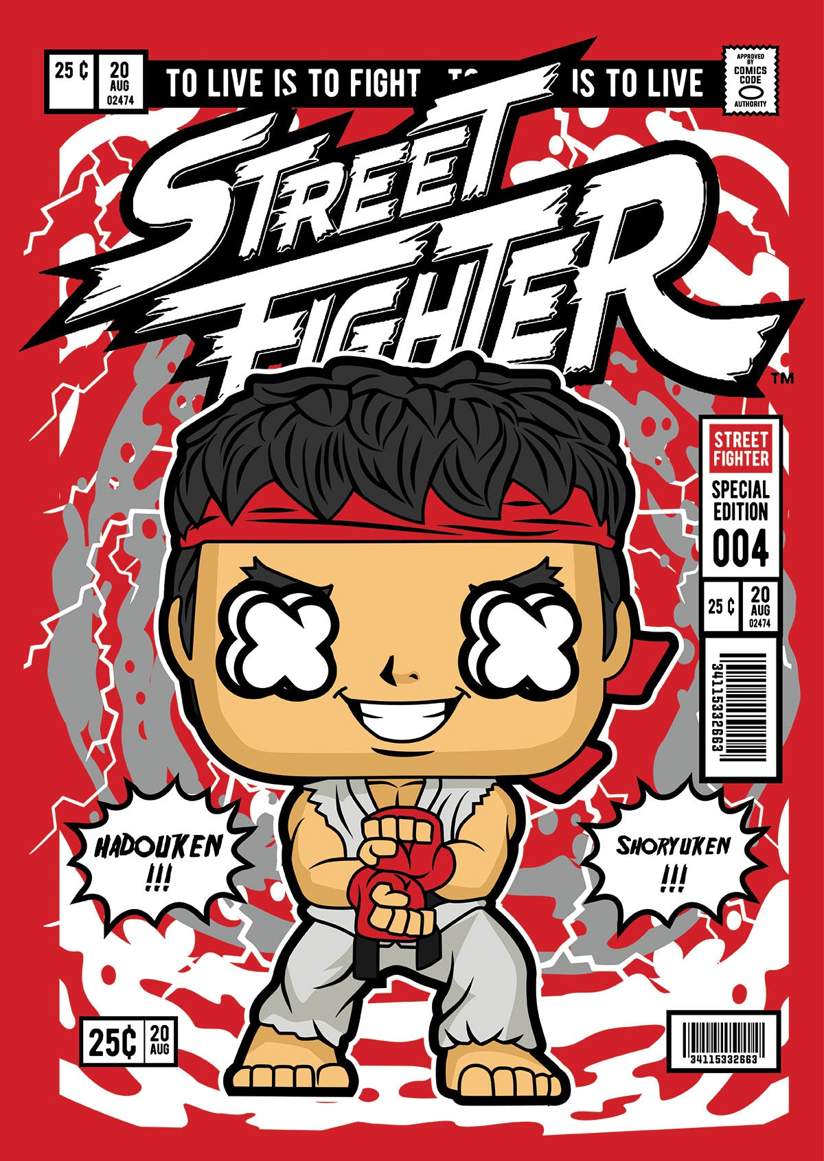 Ryu Street Fighter Pop Style