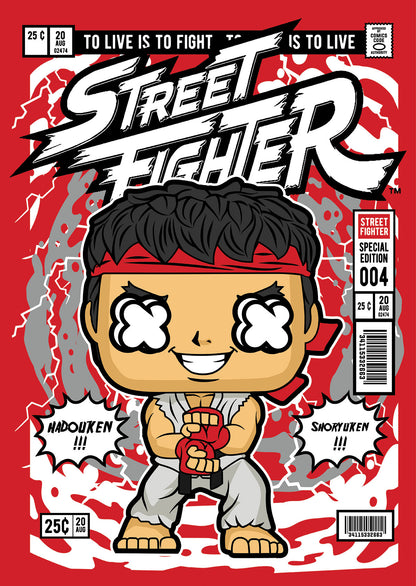 Ryu Street Fighter Pop Style