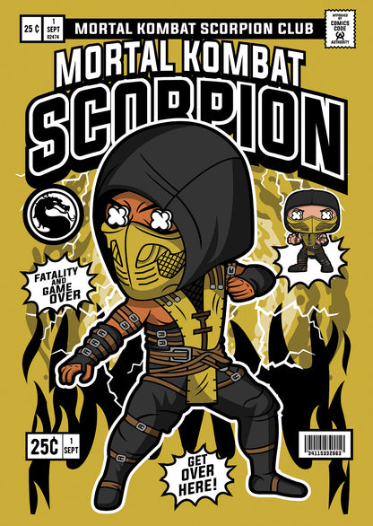 Scorpion Mortal Kombat Pop Style