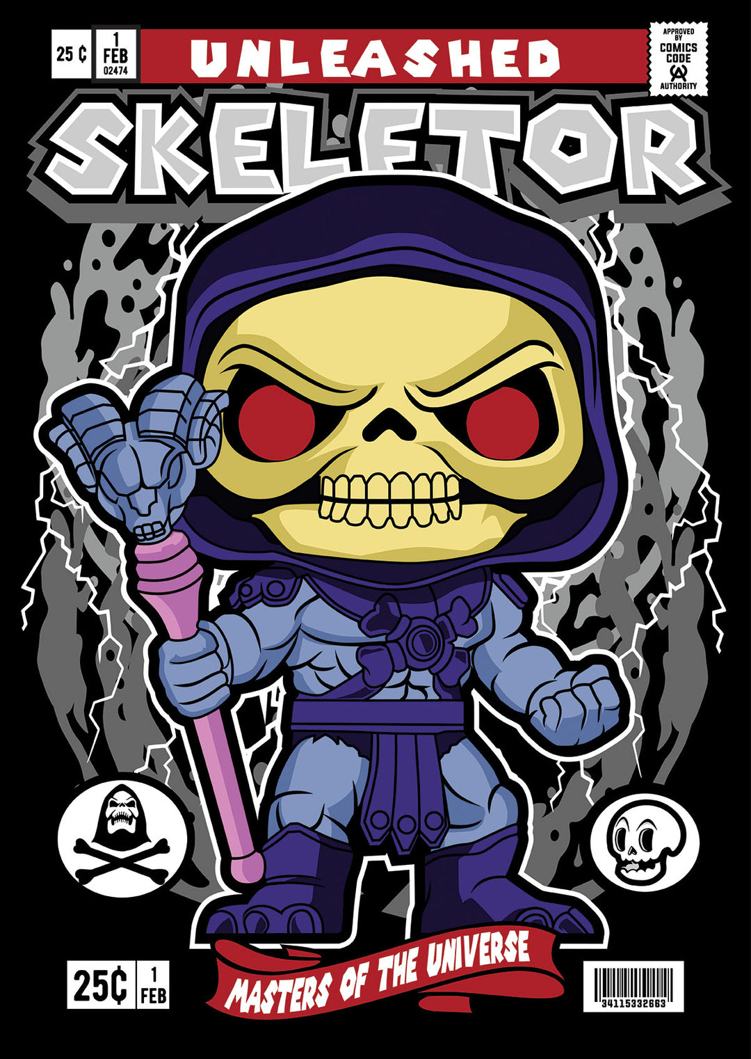 Skeletor Unleashed Pop Style