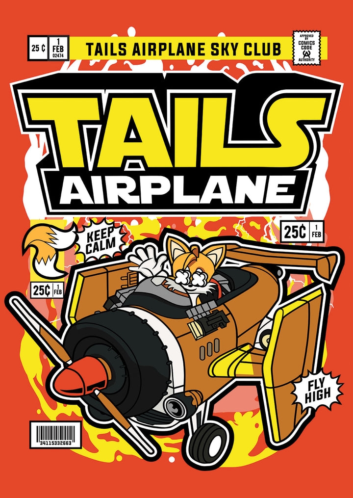 Tails Airplane Pop Style