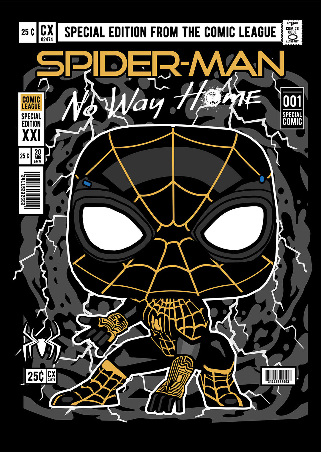 Spiderman No Way Home Pop Style