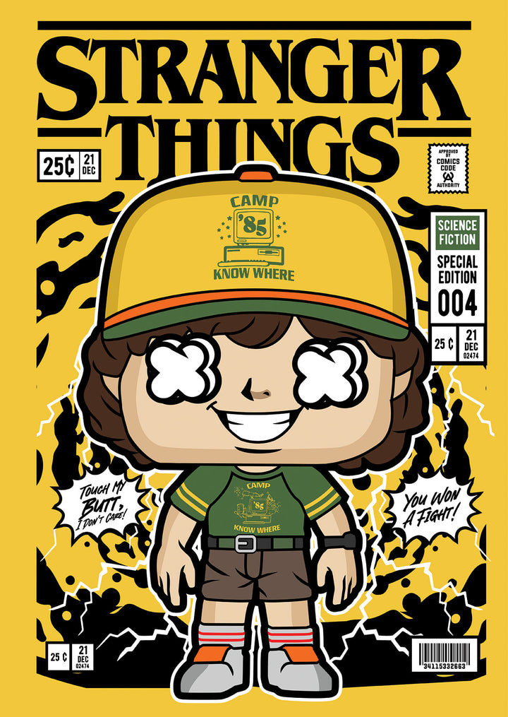 Stranger Things Dustin Pop Style