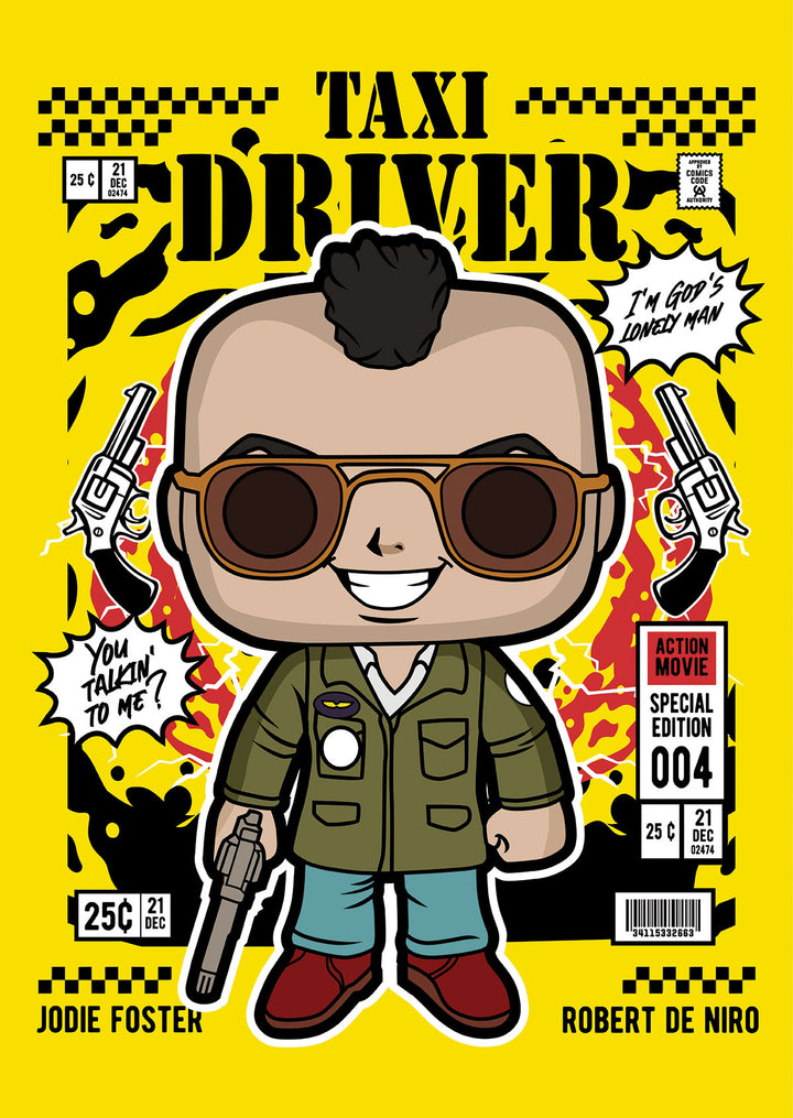 Taxi Driver Pop Style